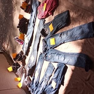 Jeans and shoes